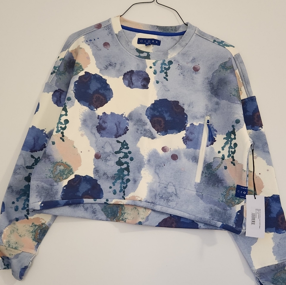 NWT Cloak Brand Tactical Brain Leak Crop